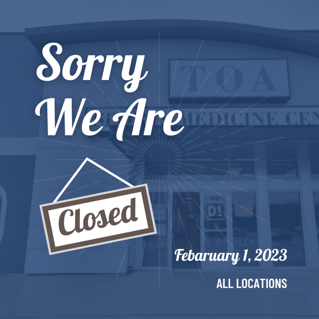 Closed Due To Inclement Weather February 1, 2023