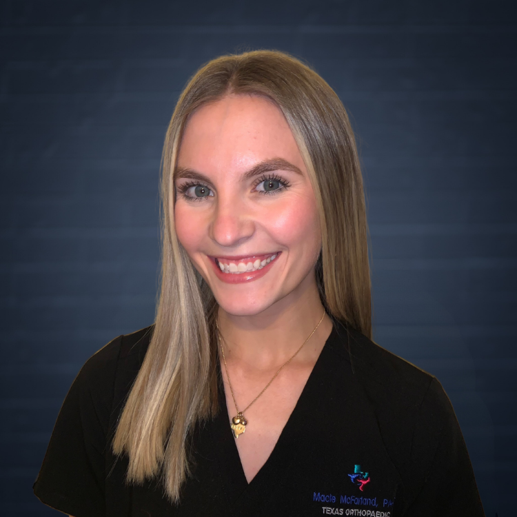 Macie McFarland, PAC Texas Ortho Associates